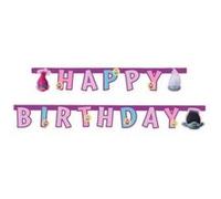 Guirlande Happy Birthday Trolls 1.9 métres G