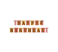 Amscan Guirlande Harry Potter 9905195 – 180 cm – Joyeux anniversaire Poudlard, décoration à suspendre