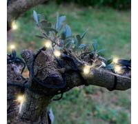 Guirlande hybride solaire secteur - 10m - blanc chaud