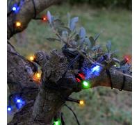 Guirlande hybride solaire secteur - 10m - multicolore