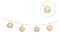 Guirlande interieur 10 boules plumes