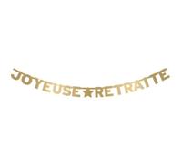Guirlande 'Joyeuse Retraite' - Dimensions : 300 x 15,7 cm