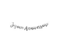 Guirlande Joyeux Anniversaire Argent