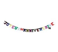 Guirlande Joyeux Anniversaire en Métal - PARTY PRO