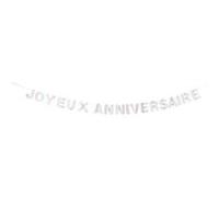 guirlande joyeux anniversaire pastel party 4m - artifetes 93948 Multicolore G
