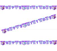 Guirlande Joyeux Anniversaire Reine des Glaces violet