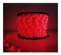 Guirlande LED 220V 50M IP44 Recoupable - Rouge