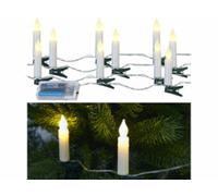 Guirlande LED à piles avec 10 bougies - 1,3 m [Pearl]
