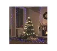 Guirlande LED avec 150 LED Décoration de Vacances Ornement de Noël de Patio Décoration de Fête Jardin Extérieur Bleu 343200