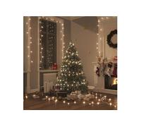 vidaXL Guirlande LED avec 150 LED Blanc chaud 15 m PVC