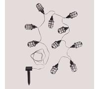 Guirlande Led Avec Chargeur Solaire De 2 M Estiu Noir Noir