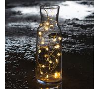 Guirlande Led Claire Fleurs Silke À 20 Lampes transparent, argenté