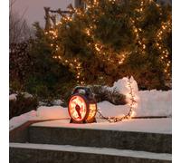 Guirlande Led Compact Ambre 400 Led 8,78m noir, rouge