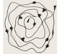 Guirlande LED Extérieure avec 10 Douilles B22 10m Noir IP44