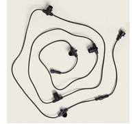 Guirlande LED Extérieure avec 5 Douilles B22 5m Noir IP44 Noir