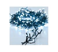 Guirlande LED Extérieure Câble Noir Blanc Froid Racimo 8m 5000K Blanc froid