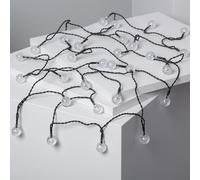 LEDKIA LIGHTING Guirlande LED Extérieure Solaire 30 Boules 5m 3000K Blanc chaud