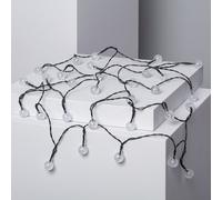 Guirlande Led Extérieure Solaire 30 Boules 5m 5000k Blanc Froid