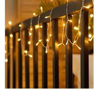 Guirlande LED Extérieure Solaire Lilas 5m 3000K Blanc chaud