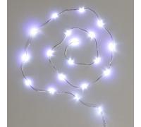 Guirlande LED Extérieure Transparente Blanc Froid 6m