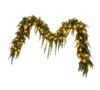 Guirlande LED Festive - 1.8 M Réalisme 90 Lumières, Décor Intérieur Maison Saison, Ambiance Hiver Salon Fenêtre, Ornementation Naturelle Branches Douces with Style Authentique | Usage Polyvalent Porte