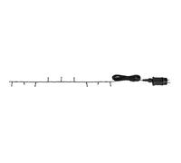 Guirlande lumineuse LED décoration de jardin chaîne de Noël intérieur et extérieur H 200 cm 1800K