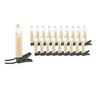 Lunartec Guirlande imitation bougie - 20 lampes LED