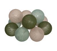 Guirlande Led pile 10 boules ""Army"" D6 - Atmosphera createur d'interieur