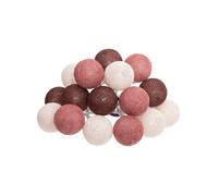 Guirlande Led pile 16 boules ""Dune"" D3,5cm - Atmosphera createur d'interieur