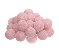 Atmosphera - Guirlande LED 20 boules - rose L435 cm
