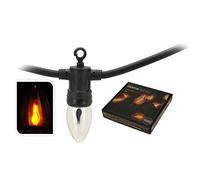 ECD Germany Halloween Guirlande Lumineuse 360cm 10 LED, Blanc Chaud, Douille E14, Effet de Blanc Chaud G