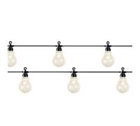 Guirlande lumineuse 20 Led ampoules XL - Blanc chaud