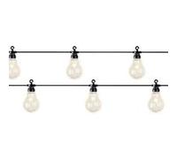 Guirlande lumineuse 20 Led ampoules XL - Blanc chaud Blanc Chaud G