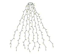 Guirlande Lumineuse 280 LEDs pour Sapin de Noêl, 1,5m x 8 exterieur Etanche (1-2,3m sapin) pour Décoration Maison, Fête, Noël, Soirée, Mariage, Jardin