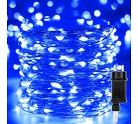 Guirlande Lumineuse - 30M 300 LEDs Lumières d'arbre de Noël Fil de cuivre Décoration Extérieur Intérieur Étanche avec Adapteur Alimentation, Chaine de Lampe pour Arbre,Fête,Mariage,Jardin,Halloween