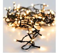 Guirlande lumineuse 320 LED fixe - Blanc chaud - 27m - Intérieur - Electrique
