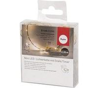 Guirlande lumineuse 40 mini LED 235 cm avec fil et minuterie -