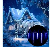 Guirlande lumineuse 40 Stalactites LED Noël Bleu Intérieur et extérieur fêtes