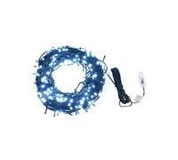 vidaXL Guirlande lumineuse 400 LED 40 m – Blanc froid – Intérieur/extérieur – Éclairage décoratif