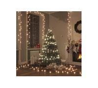 Guirlande Lumineuse Et 600 Led 60 M 8 Effets Lumineux Ip44 Blanc Chaud