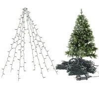 Guirlande lumineuse 8 fils / 320 LED effet cascade pour sapin de Noël - Lunartec
