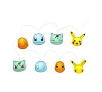 Guirlande Lumineuse 8 LED Personnages Pokémon Déco Intérieure 2.6m Multicolore