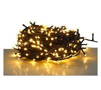 Guirlande lumineuse à 120 LED - Blanc chaud - Pour l'intérieur et l'extérieur (12 m - 120 LED)