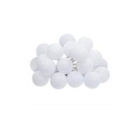 Atmosphera - Guirlande LED sur secteur 20 boules L435 cm - Blanc