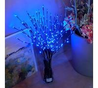 Guirlande lumineuse à LED bleue étanche pour décoration de merveille des neiges et de chambre à coucher, guirlande féérique Instagrammable pour ambiance apaisante, décoration de chambre et de salon