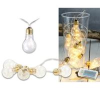 Guirlande lumineuse à LED design ampoule classique