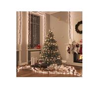 vidaXL Guirlande lumineuse à LED groupées 1000 LED Blanc chaud 11m PVC