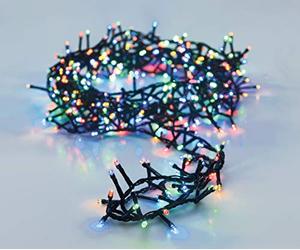 Guirlande lumineuse à LED - Multicolore - Avec puce mémoire et 8 fonctions - Pour l'intérieur et l'extérieur 20m - 1000 LED