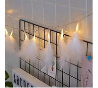 Guirlande lumineuse à plumes artificielles 3M 20 LED Décoration de Noël Mariage Anniversaire Jardin Chambre Appliques murales