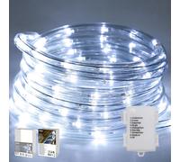 Guirlande Lumineuse à Tube en Cuir M.TK, 10 mètres, 100 LED, 6500K, 1 pièce